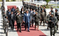 Охрана президента республики Эквадор Рафаэля Корреа 