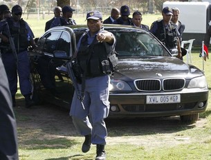 Телохранители президента ЮАР Джейкоба Зумы